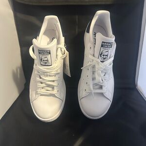 Adidas Stan Smith White and Black Sneakers